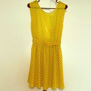 Yellow American apparel sun dress